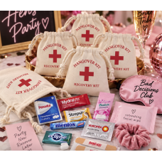 Mini Hessian Bag - Hangover Kit